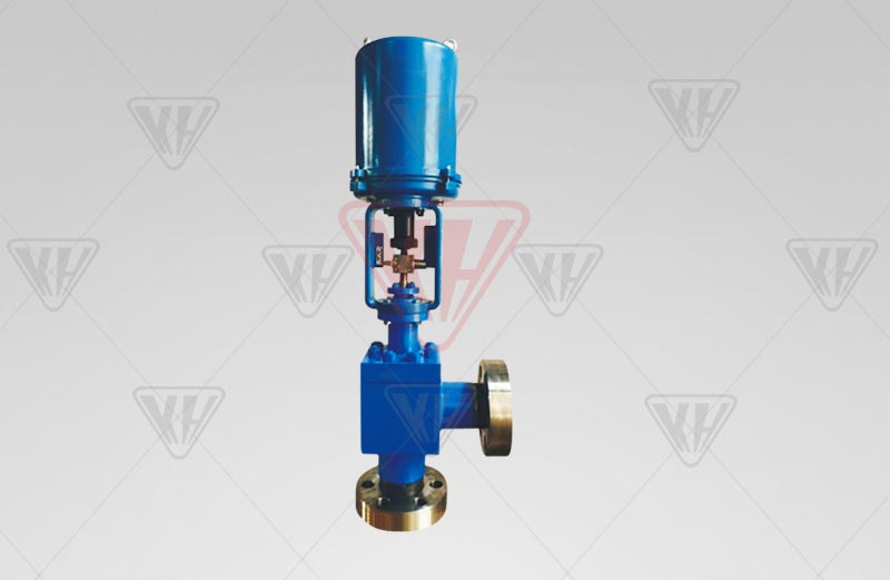 Electronic electric angle control valve